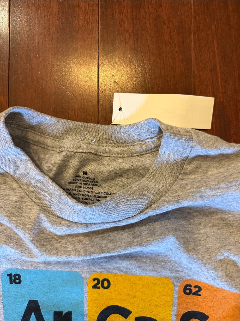 Sarcasm Periodically Graphic Tee - Light Gray - Picture 2 of 2
